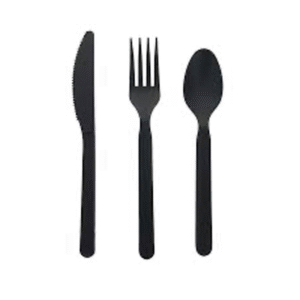 Black CPLA Cutleries