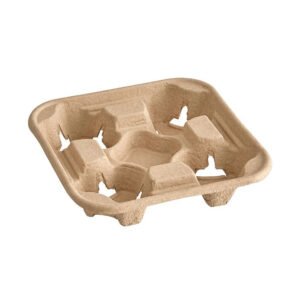 Cardboard 4 Cup Drink Carrier